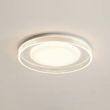 Modern Round LED Flush Mount Ceiling Light with Adjustable Color Temperature 19.7 Inch