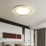Modern Round LED Flush Mount Ceiling Light with Adjustable Color Temperature 19.7 Inch