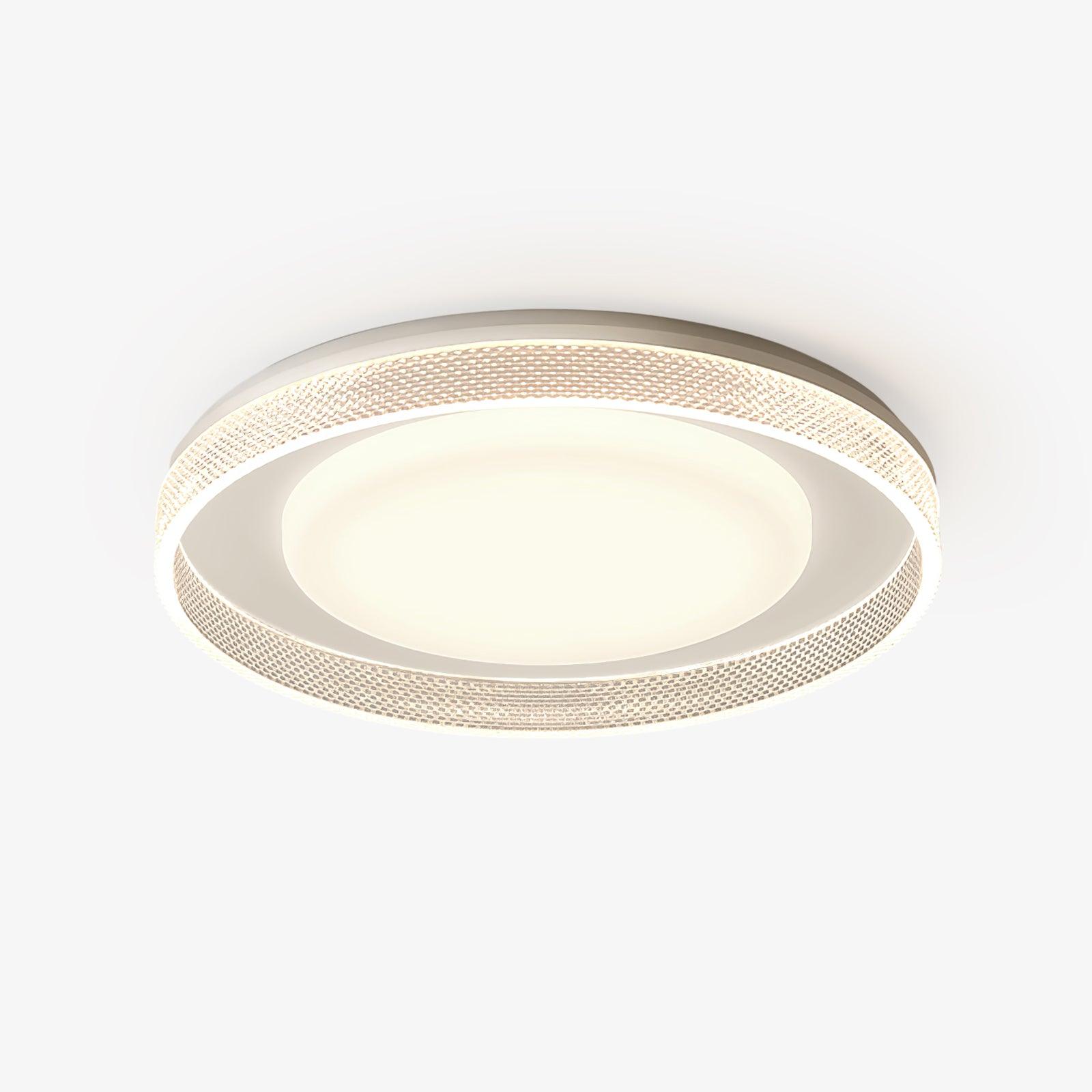 Modern Round LED Flush Mount Ceiling Light with Adjustable Color Temperature 19.7 Inch