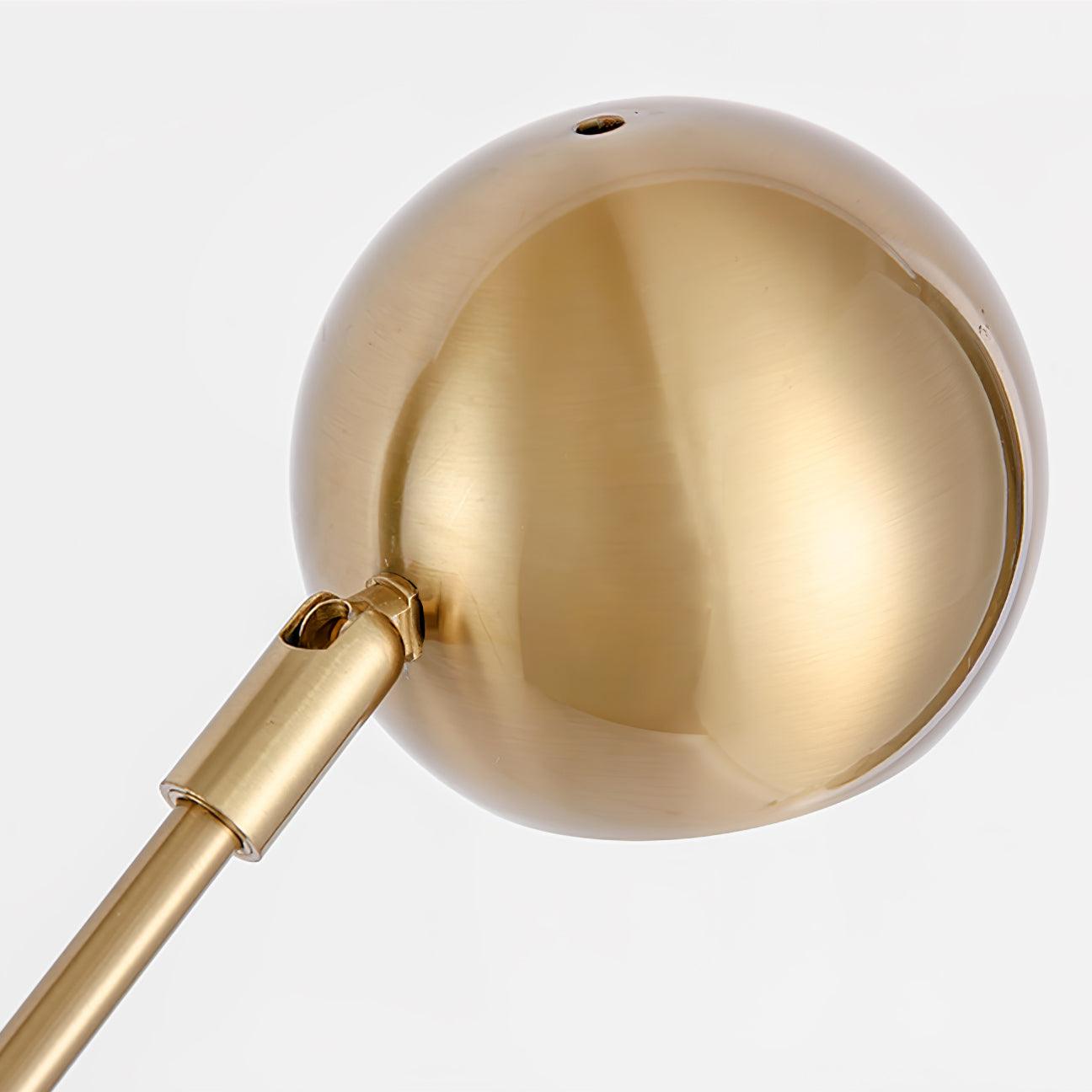 Modern Scandinavian Gold Floor Lamp for Ambient Living Room and Bedroom Lighting