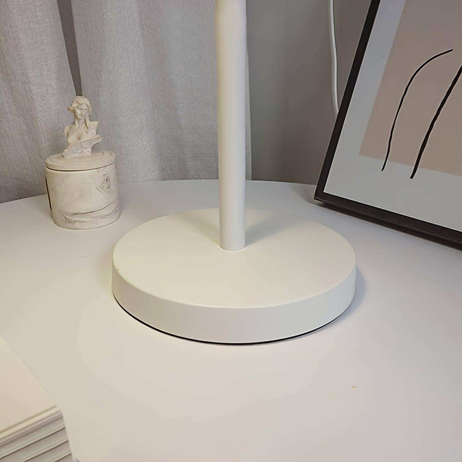 Modern Minimalist Wood and Metal Task Lamp Adjustable Rotating Office Desk Light