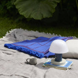 Portable Rechargeable Mushroom Table Lamp with Touch Dimming and Integrated LED