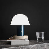 Portable Rechargeable Mushroom Table Lamp with Touch Dimming and Integrated LED