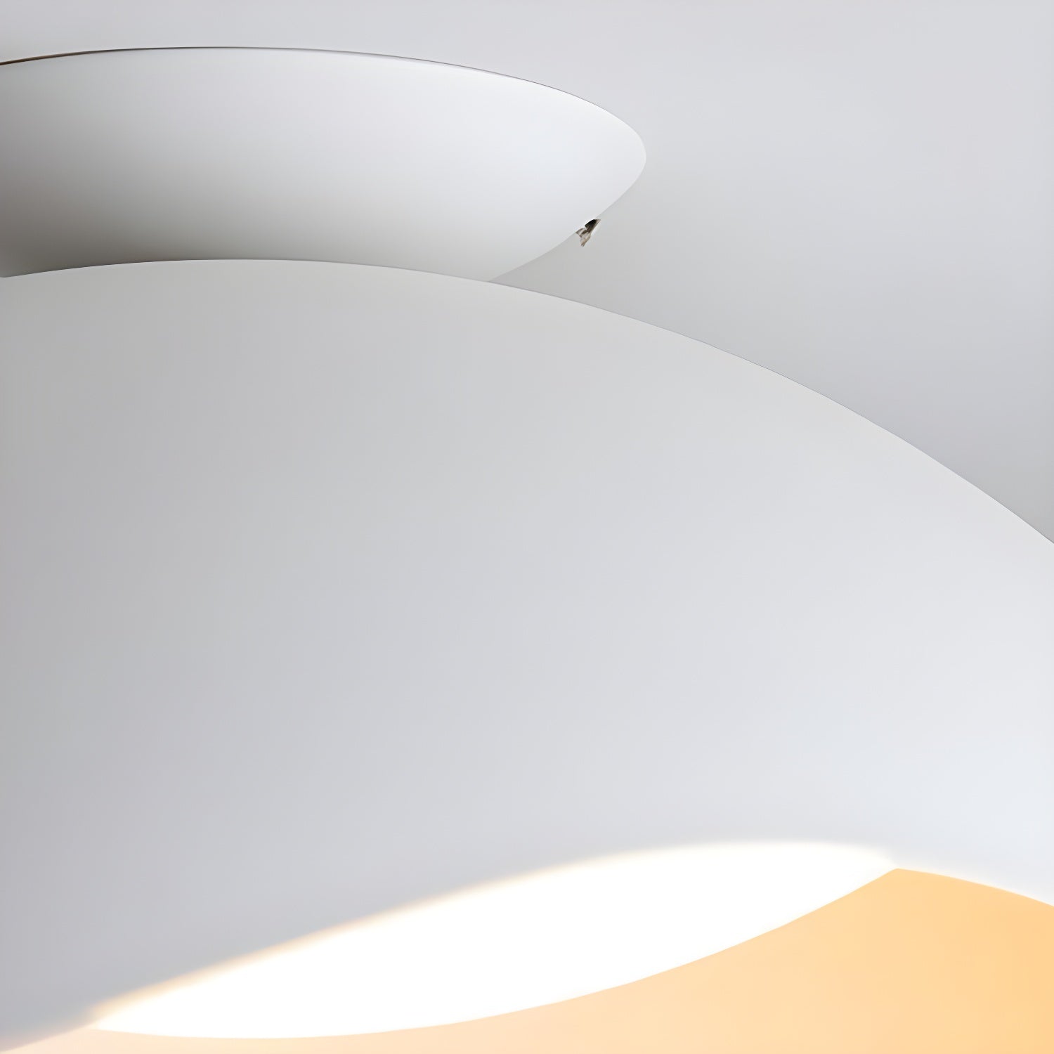 Modern Wave Design Integrated LED Flush Mount Ceiling Light for Home Interiors