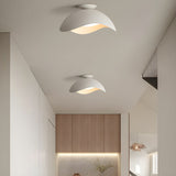 Modern Wave Design Integrated LED Flush Mount Ceiling Light for Home Interiors