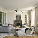 Modern Industrial Multi Arm Spider Chandelier with Adjustable Rotating Steel Arms