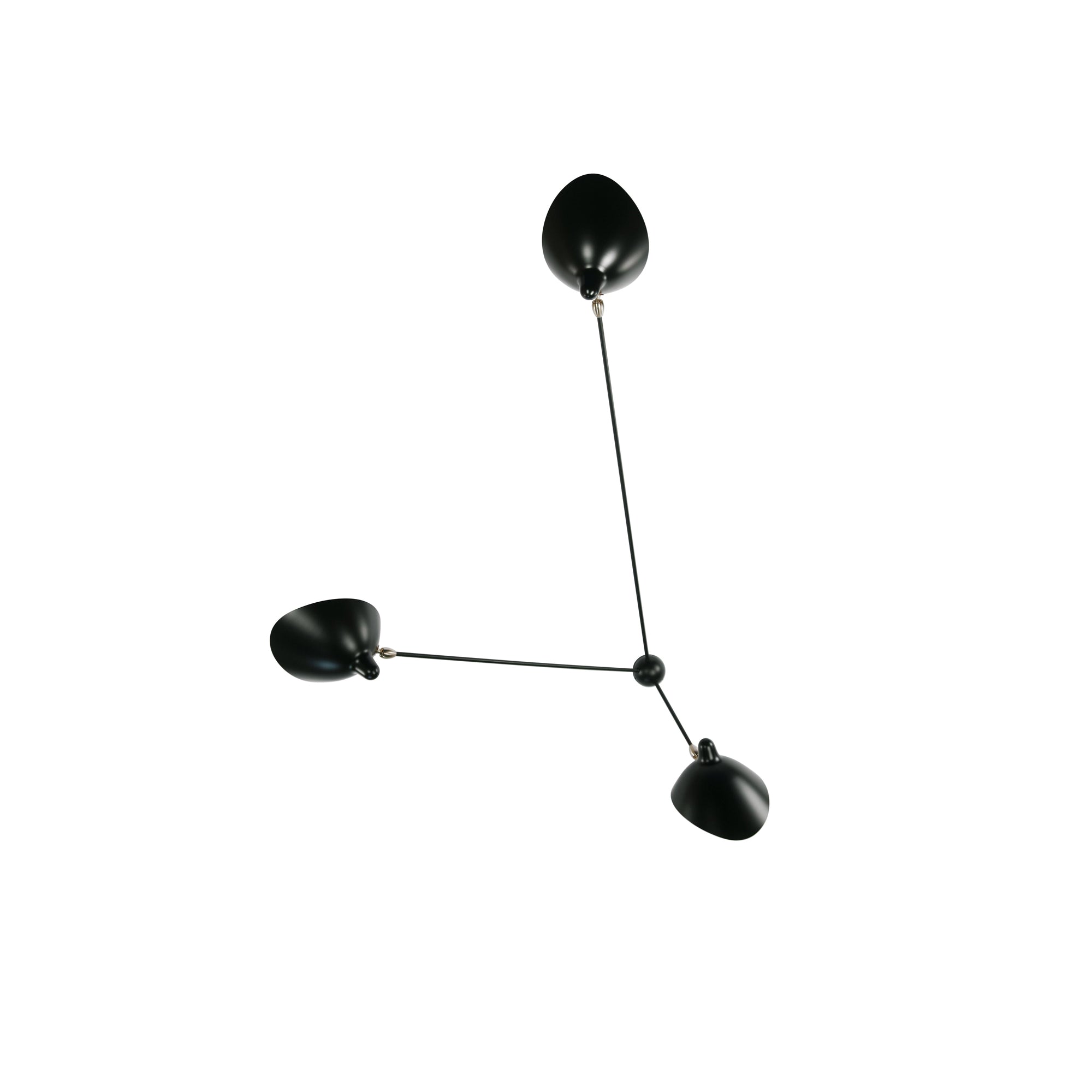 Modern Industrial Multi Arm Spider Chandelier with Adjustable Rotating Steel Arms