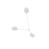 Modern Industrial Multi Arm Spider Chandelier with Adjustable Rotating Steel Arms