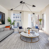 Modern Industrial Multi Arm Spider Chandelier with Adjustable Rotating Steel Arms