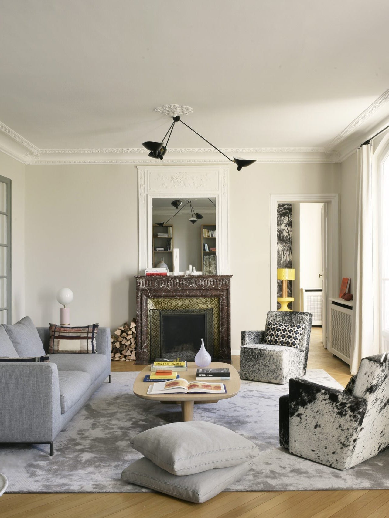Modern Industrial Multi Arm Spider Chandelier with Adjustable Rotating Steel Arms