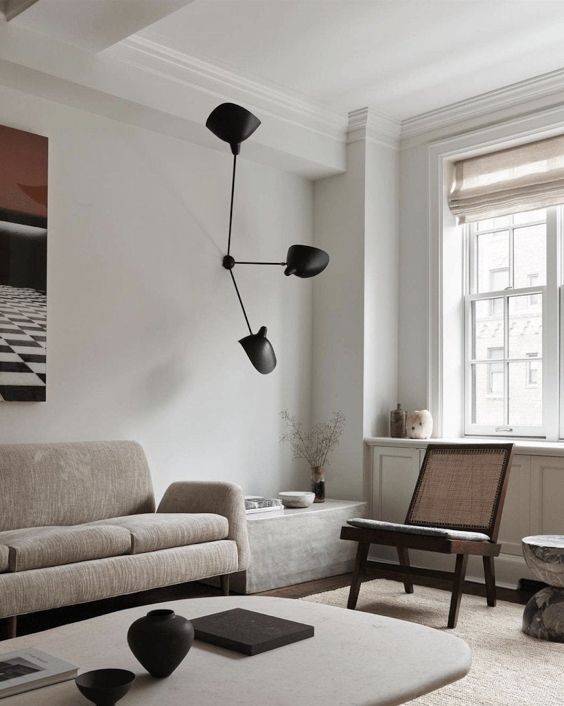 Modern Industrial Multi Arm Spider Chandelier with Adjustable Rotating Steel Arms