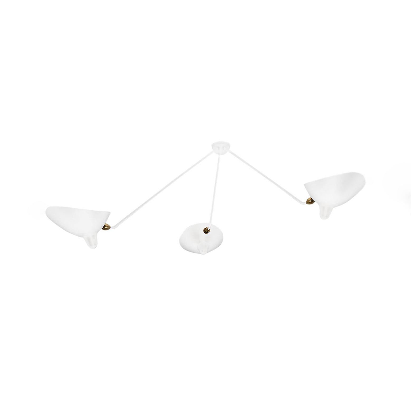 Modern Industrial Multi Arm Spider Chandelier with Adjustable Rotating Steel Arms