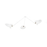 Modern Industrial Multi Arm Spider Chandelier with Adjustable Rotating Steel Arms