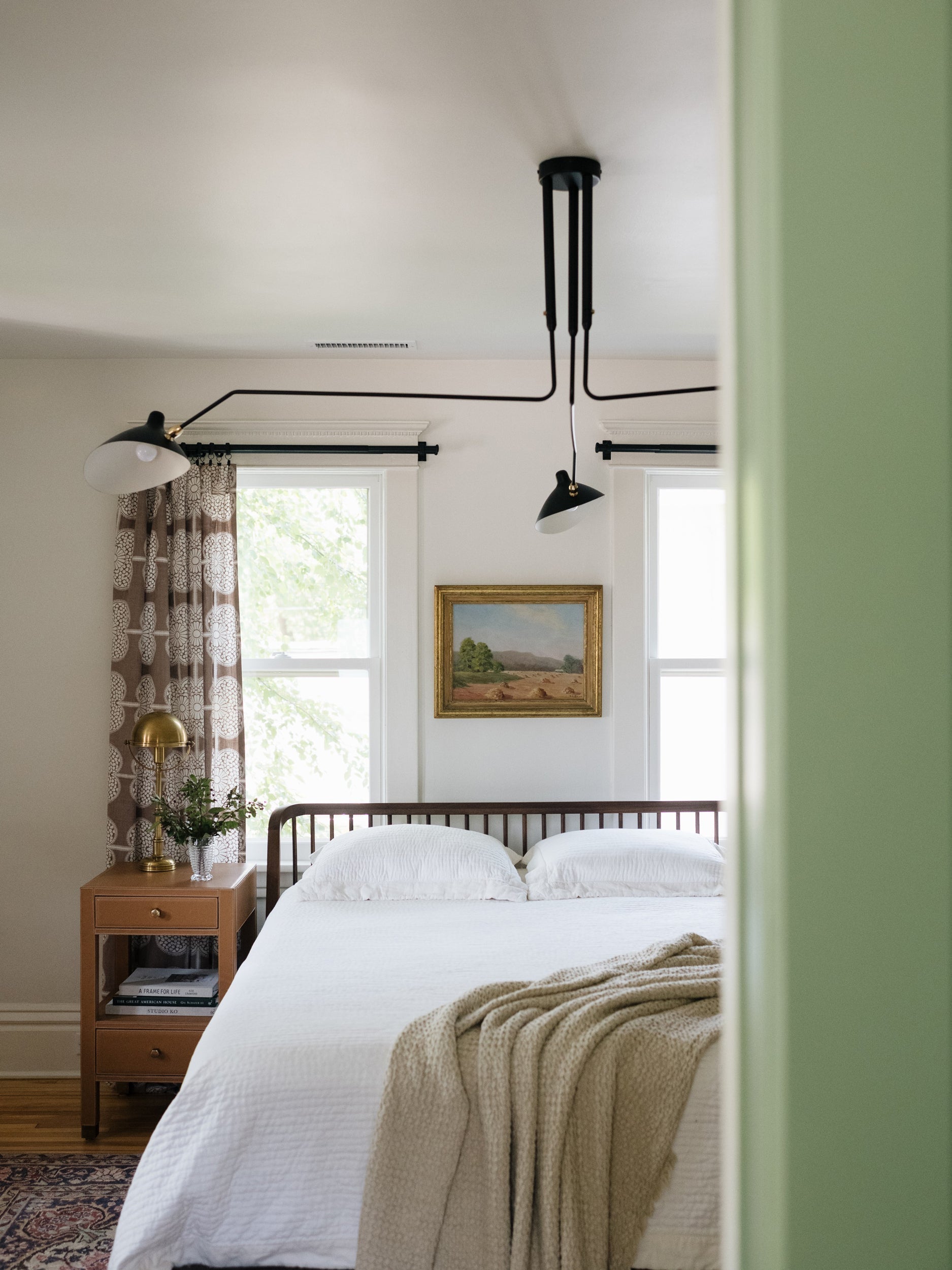 Modern Multi Arm Sculptural Rotating Ceiling Light with Adjustable Heads