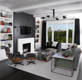 Modern Multi Arm Sculptural Rotating Ceiling Light with Adjustable Heads