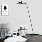 Mid Century Modern Three Arm Rotating Floor Lamp Sculptural Standing Light for Living Room