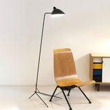 Mid Century Modern Three Arm Rotating Floor Lamp Sculptural Standing Light for Living Room