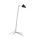 Mid Century Modern Three Arm Rotating Floor Lamp Sculptural Standing Light for Living Room