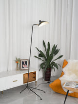 Mid Century Modern Three Arm Rotating Floor Lamp Sculptural Standing Light for Living Room