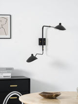 industrial-adjustable-long-arm-wall-sconce-with-rotating-metal-shade-for-indoor-lighting