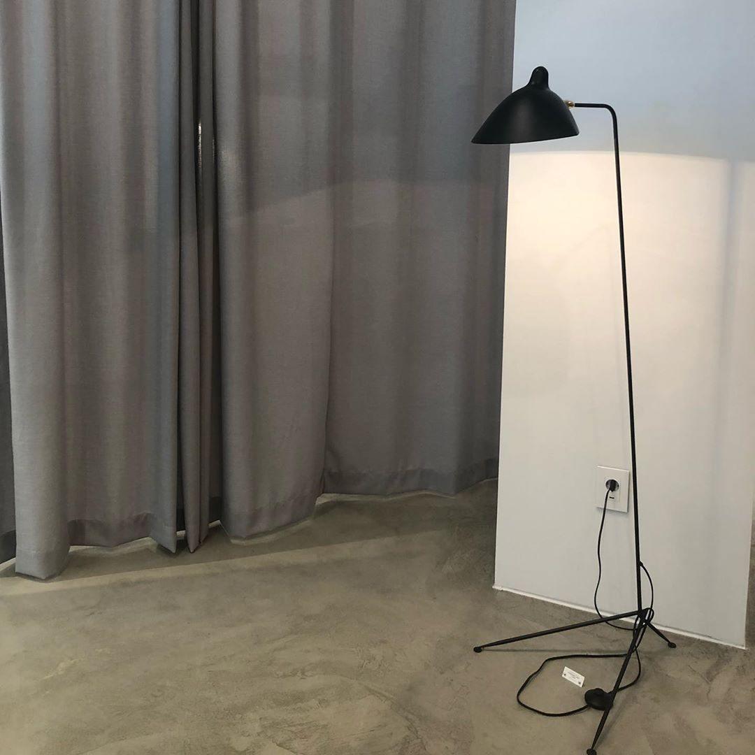 Mid Century Modern Three Arm Rotating Floor Lamp Sculptural Standing Light for Living Room