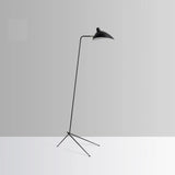 Mid Century Modern Three Arm Rotating Floor Lamp Sculptural Standing Light for Living Room