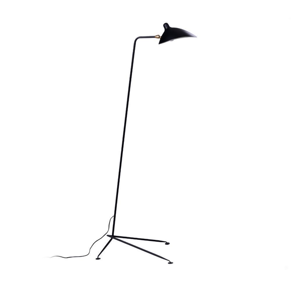 Mid Century Modern Three Arm Rotating Floor Lamp Sculptural Standing Light for Living Room