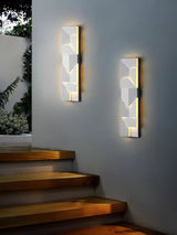 Modern Grand Shadow LED Wall Sconce Aluminum Diffused Indoor Light Matte White