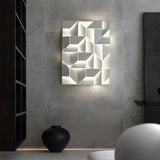 Modern Cordless LED Wall Sconce Matte White Aluminum Rechargeable Decorative Lighting