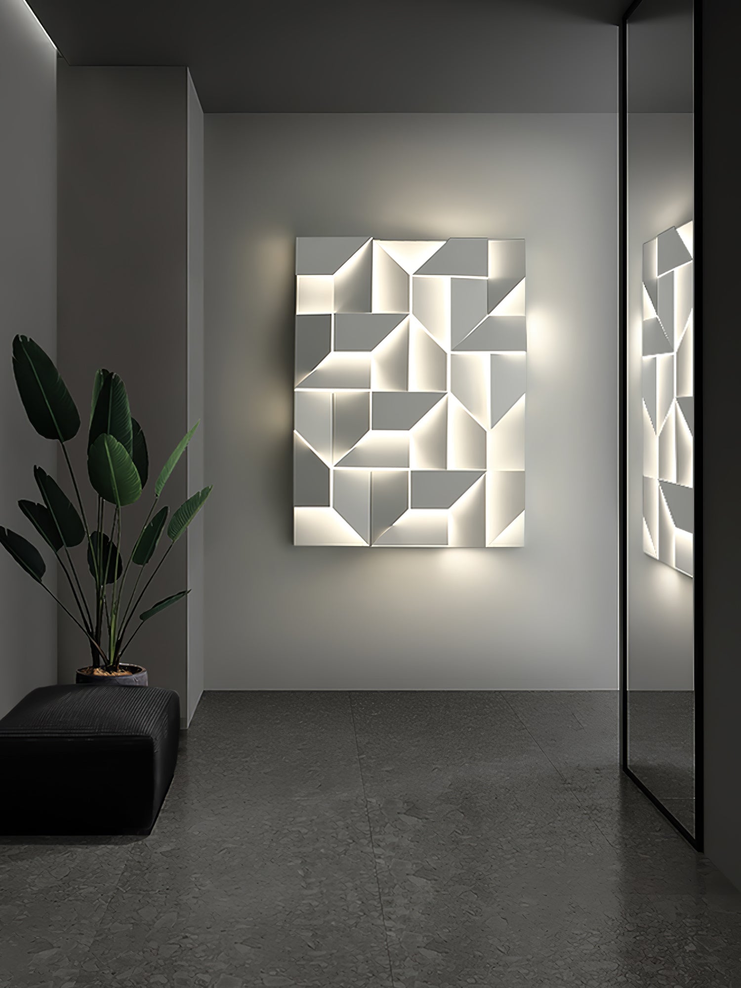 Modern Cordless LED Wall Sconce Matte White Aluminum Rechargeable Decorative Lighting