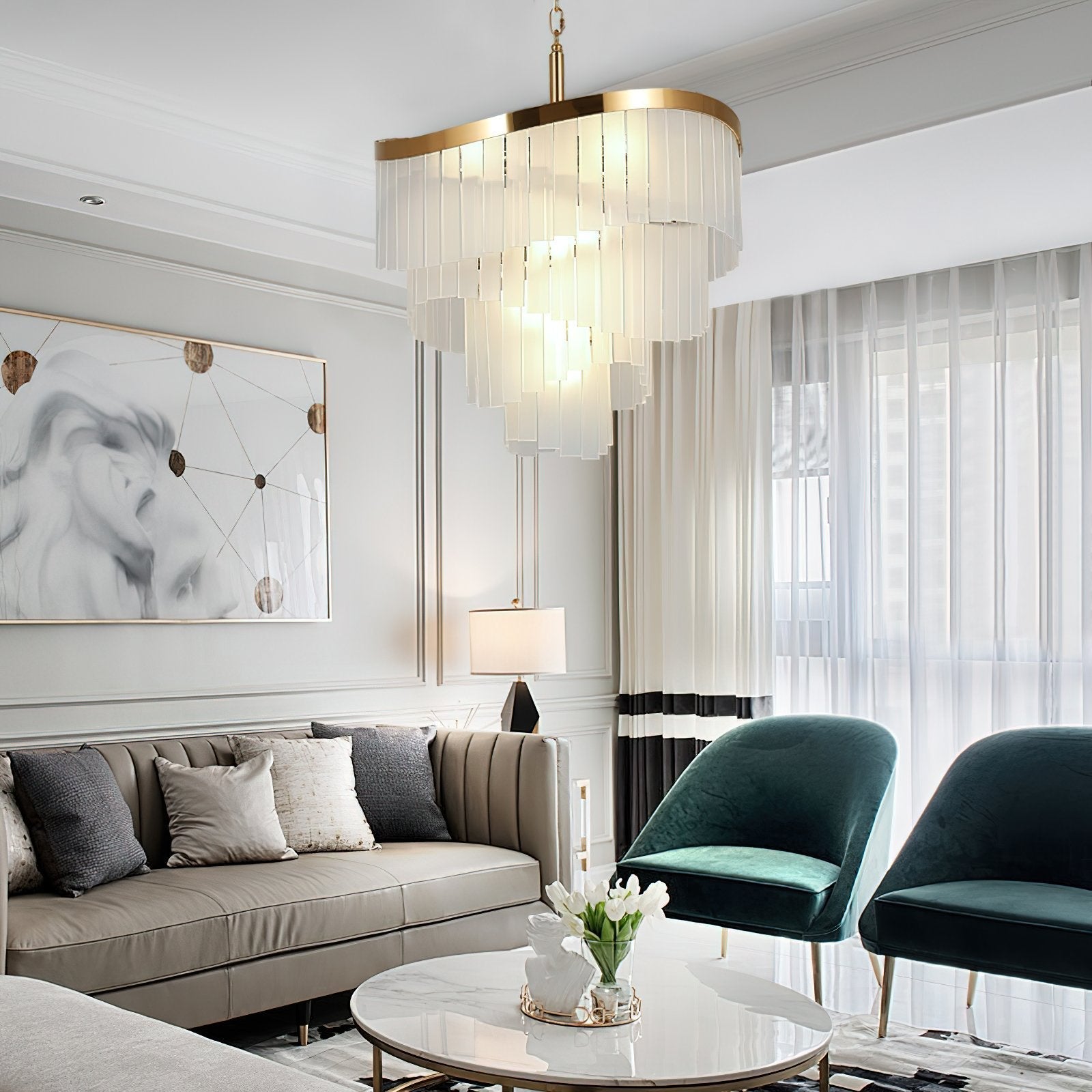 modern-frosted-glass-spiral-chandelier-with-elegant-fringe-design-in-gold-and-white-finish