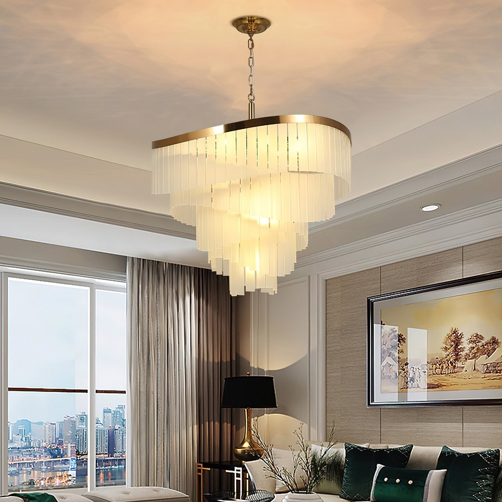modern-frosted-glass-spiral-chandelier-with-elegant-fringe-design-in-gold-and-white-finish