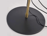 Modern Shear Adjustable Floor Lamp with Twin Arms and Rotatable Metal Shade