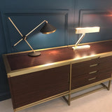 Vintage Inspired Shear Metal Table Lamp Copper Plated Bedside Reading Desk Light