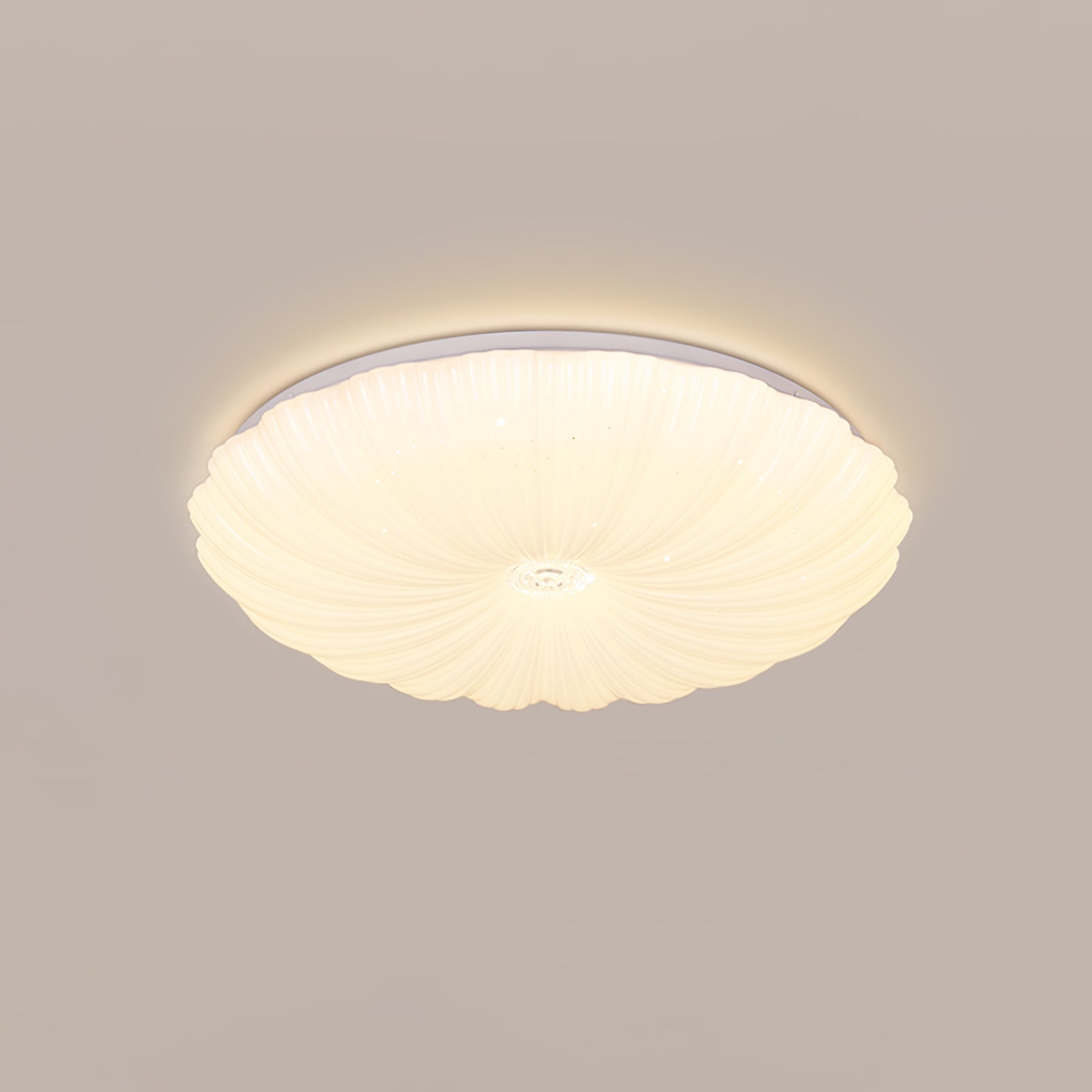 Modern Acrylic Round Ceiling Lamp Flush Mount LED Overhead Fixture for Living Room