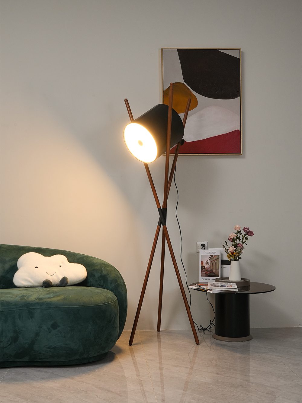 modern-shift-solid-wood-standing-floor-lamp-with-adjustable-metal-shade-and-leather-accents