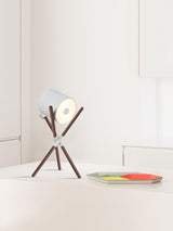 Modern Shift Solid Wood Table Lamp Minimalist Accent Lighting for Bedroom and Office