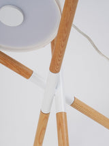 Modern Shift Solid Wood Table Lamp Minimalist Accent Lighting for Bedroom and Office