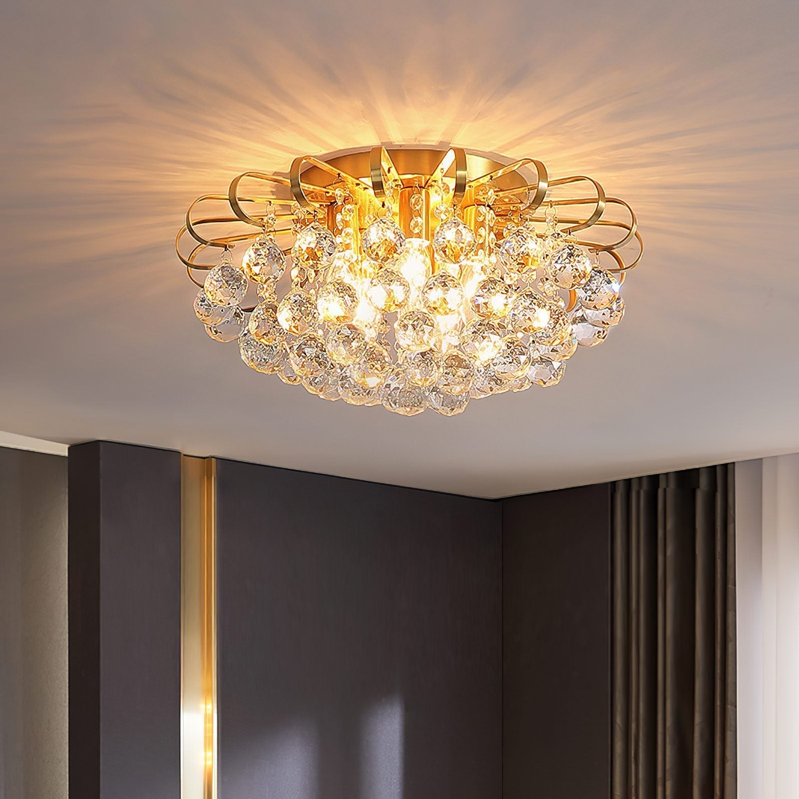 modern-brass-crystal-ball-flush-mount-ceiling-light-for-living-room-and-dining-area
