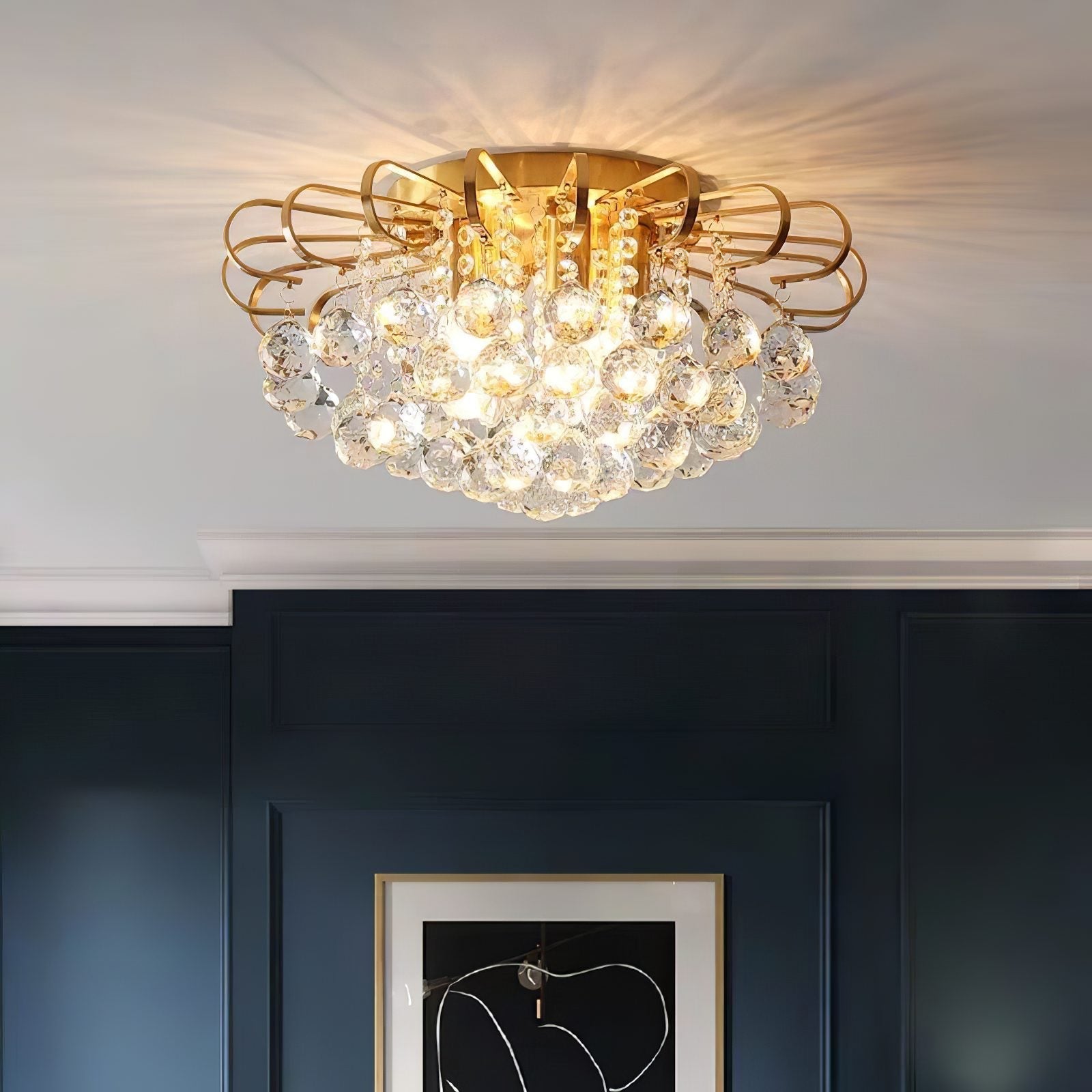 modern-brass-crystal-ball-flush-mount-ceiling-light-for-living-room-and-dining-area