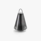 Shuttle Portable Rechargeable LED Table Lamp with Blown Glass Shade and Touch Control
