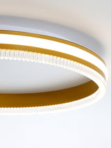 Modern Round Acrylic Ring LED Ceiling Light Fixture for Home and Office
