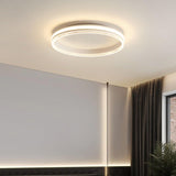 Modern Round Acrylic Ring LED Ceiling Light Fixture for Home and Office