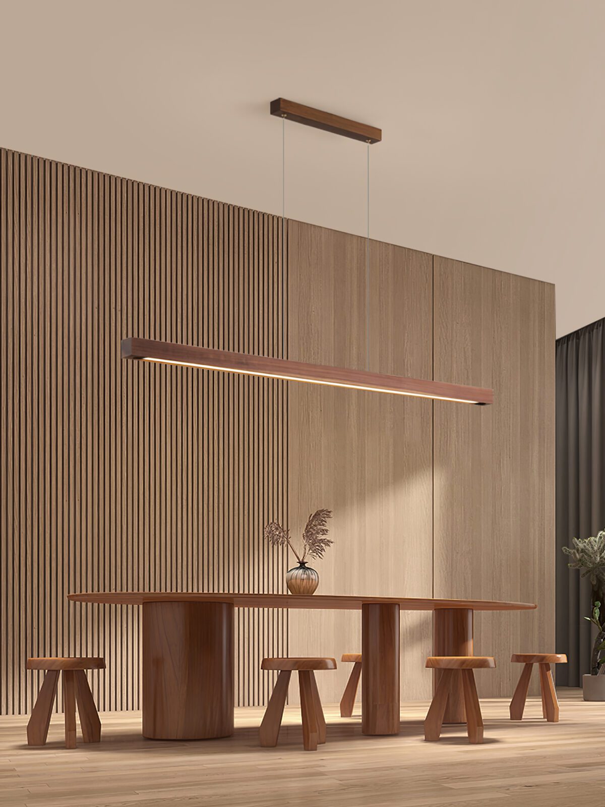 modern-linear-walnut-wood-led-pendant-light-for-dining-room-and-office