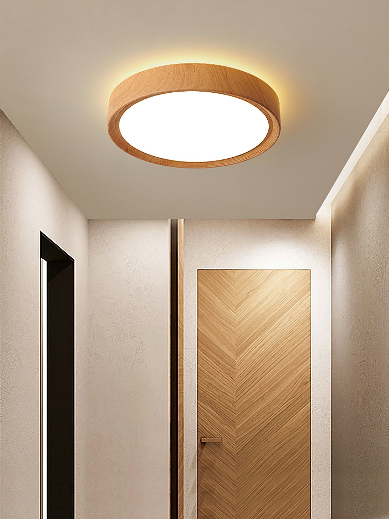 minimalist-round-wood-grain-led-ceiling-light-modern-flush-mount-fixture