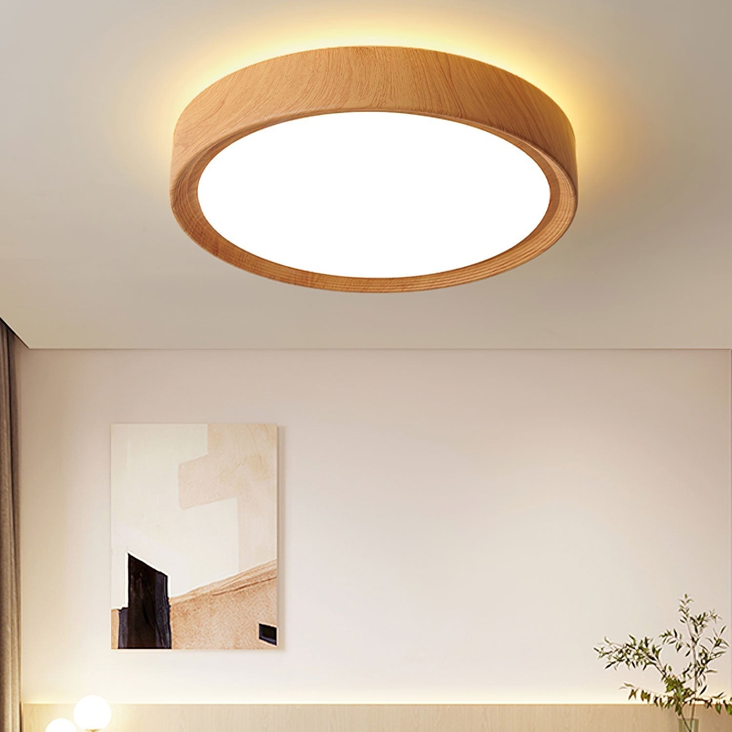 minimalist-round-wood-grain-led-ceiling-light-modern-flush-mount-fixture