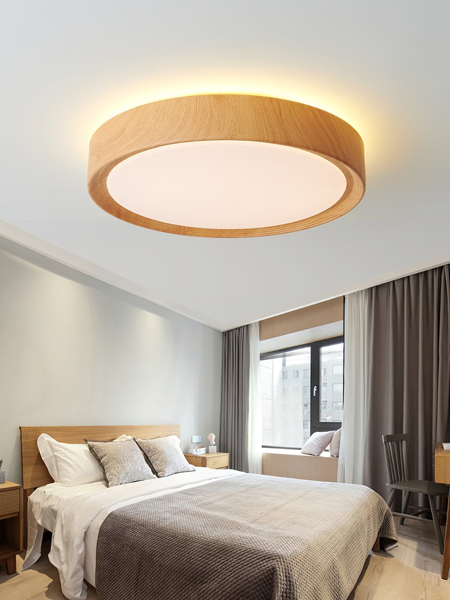 minimalist-round-wood-grain-led-ceiling-light-modern-flush-mount-fixture