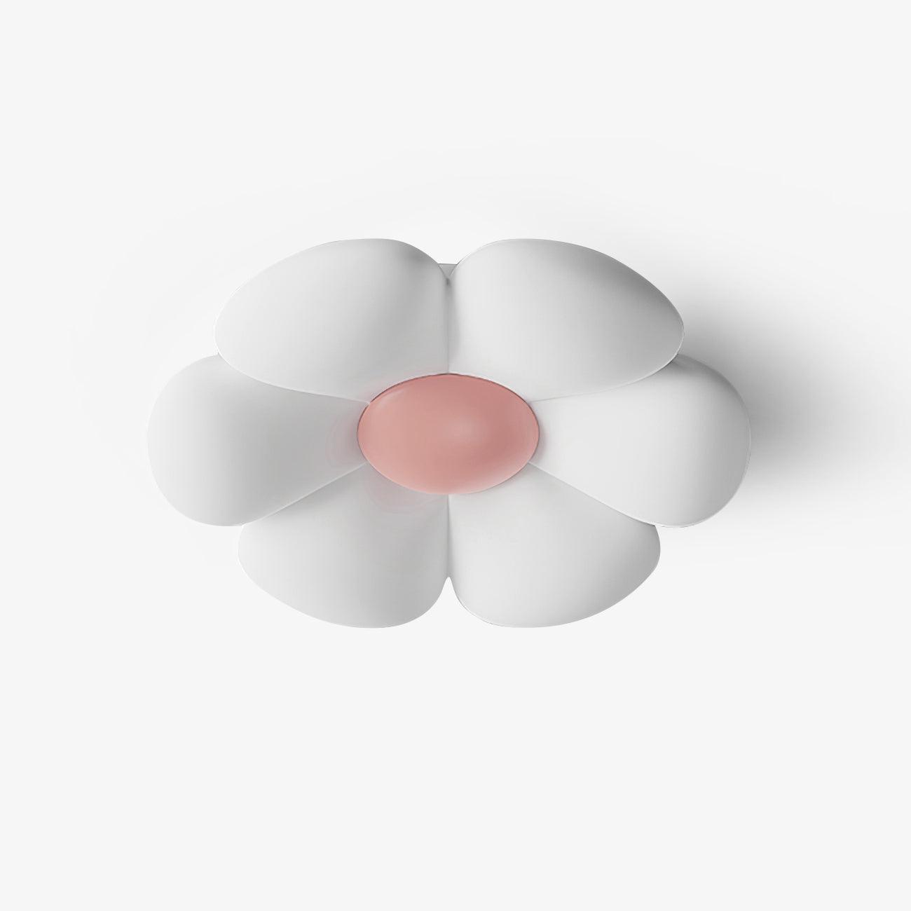 Blooming Six Petal Flower LED Flush Mount Ceiling Lamp for Nursery and Kids Rooms