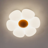 Blooming Six Petal Flower LED Flush Mount Ceiling Lamp for Nursery and Kids Rooms