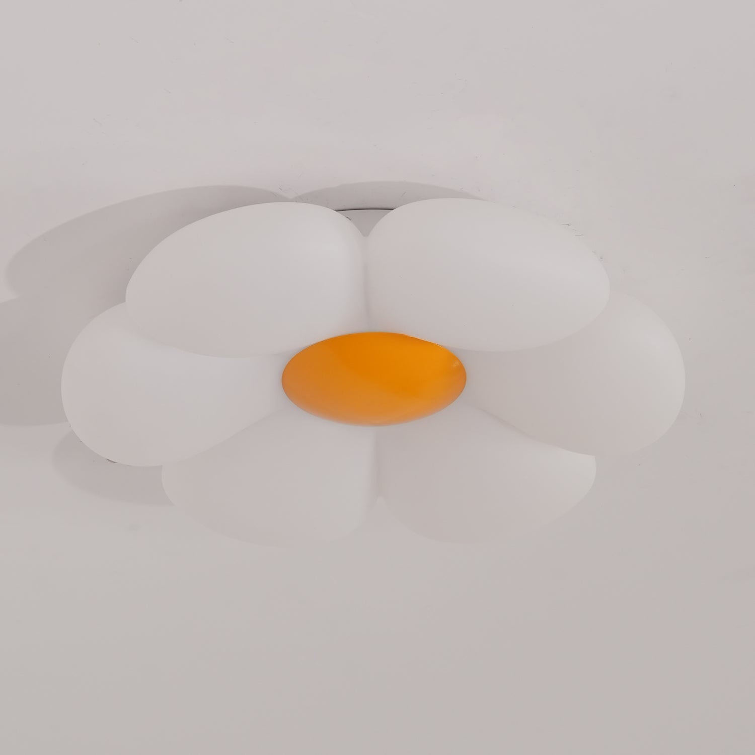 Blooming Six Petal Flower LED Flush Mount Ceiling Lamp for Nursery and Kids Rooms